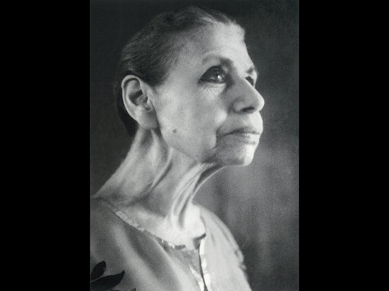 Photographer:Ashram Archives | Mother On Sri Aurobindo's Birthday, 15/8/64