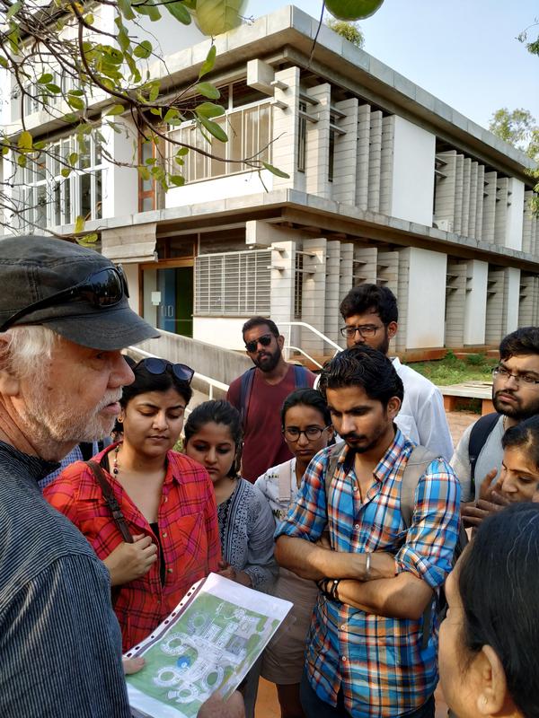 Photographer:Lalit | CEPT students with Helmut at SANTE